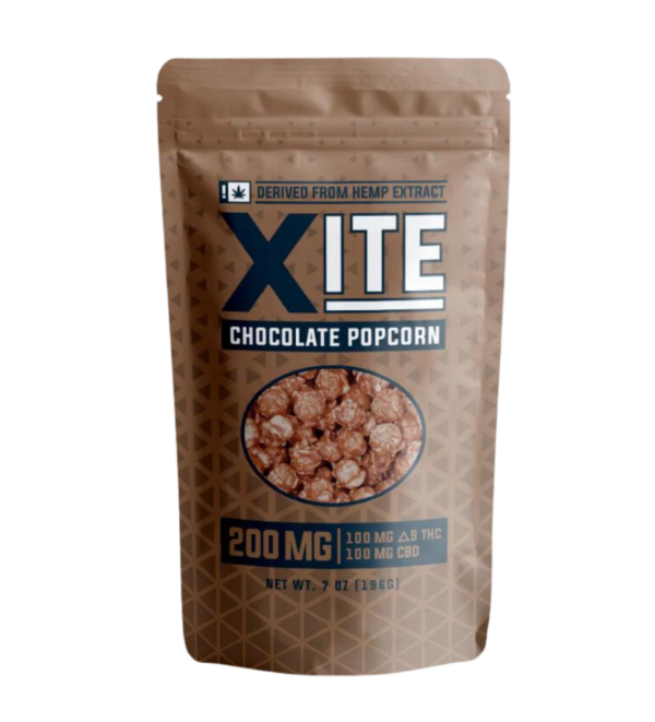 XITE D9:CBD 100mg Chocolate Popcorn
