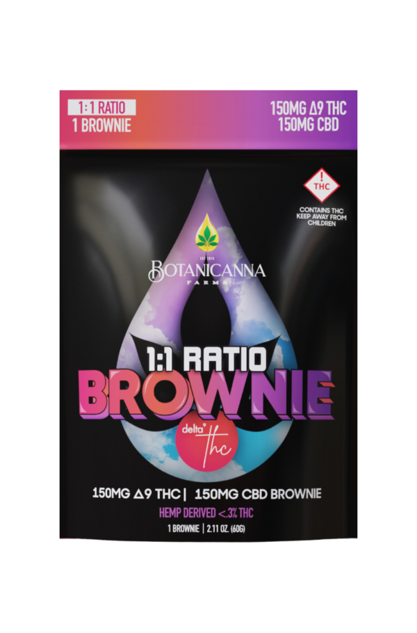 Botanicanna D9:CBD 150mg Brownie