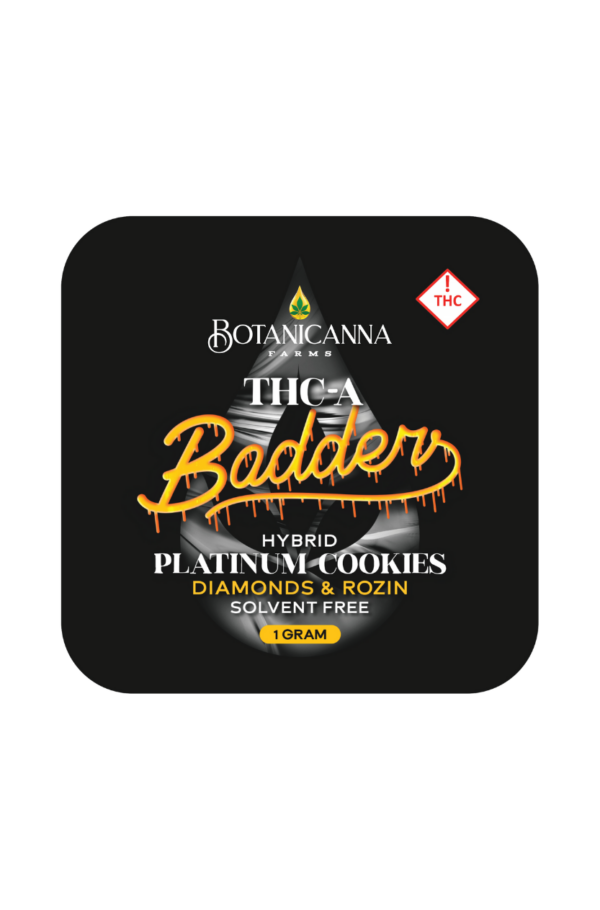 Botanicanna THCA Badder (Hybrid) PLATINUM COOKIES 1g