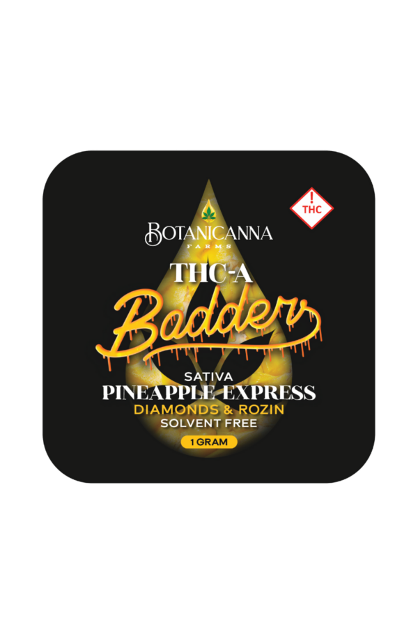 Botanicanna THCA Badder (Sativa) PINEAPPLE EXPRESS 1g