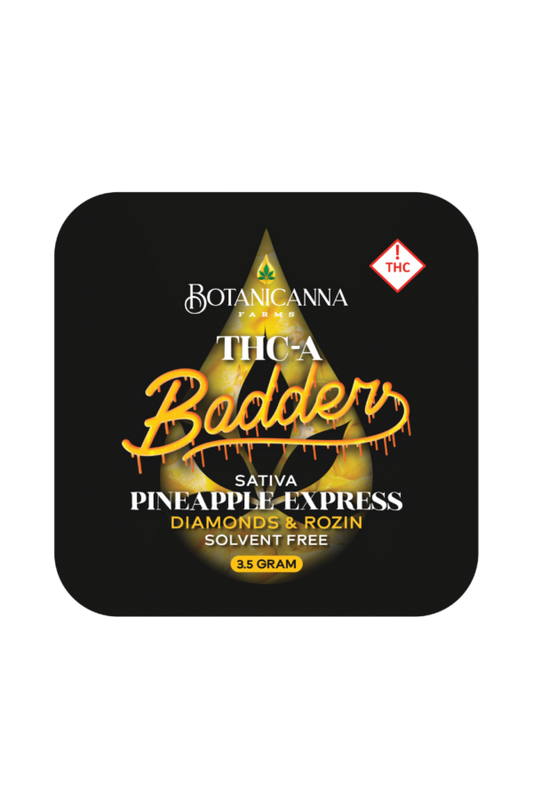 Botanicanna THCA Badder (Sativa) PINEAPPLE EXPRESS 3.5g