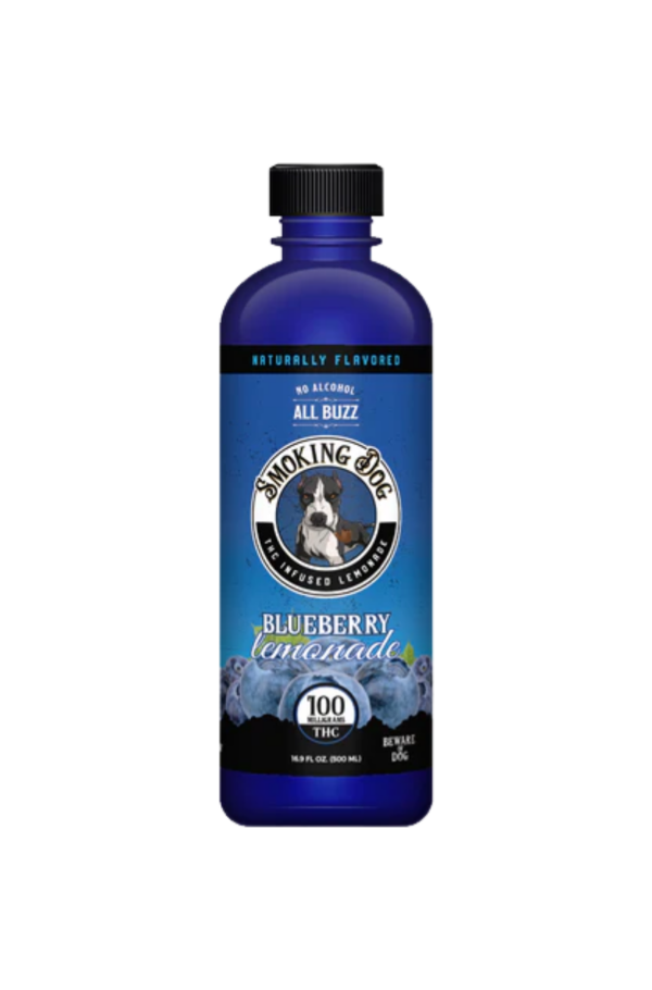 Smoking Dog D9 THC 100mg BLUEBERRY LEMONADE