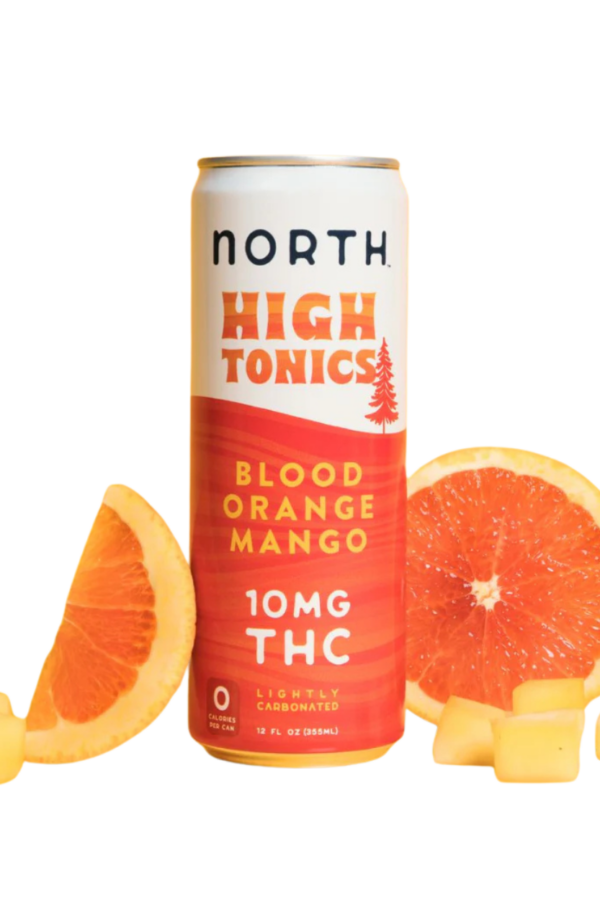 North D9 THC 10mg Blood Orange Seltzer 12fl oz