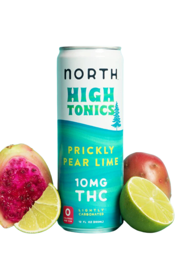 North D9 THC 10mg Prickly Pear Lime Seltzer 12fl oz