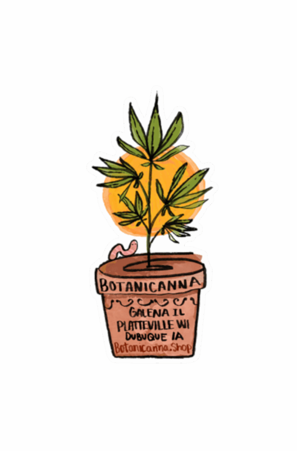 Botanicanna Sticker POT PLANT