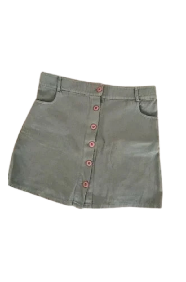 Jungmaven Hemp Vassar Skirt - Clay Green