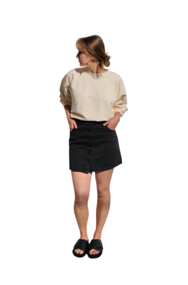 Jungmaven Hemp Vassar Skirt - Black