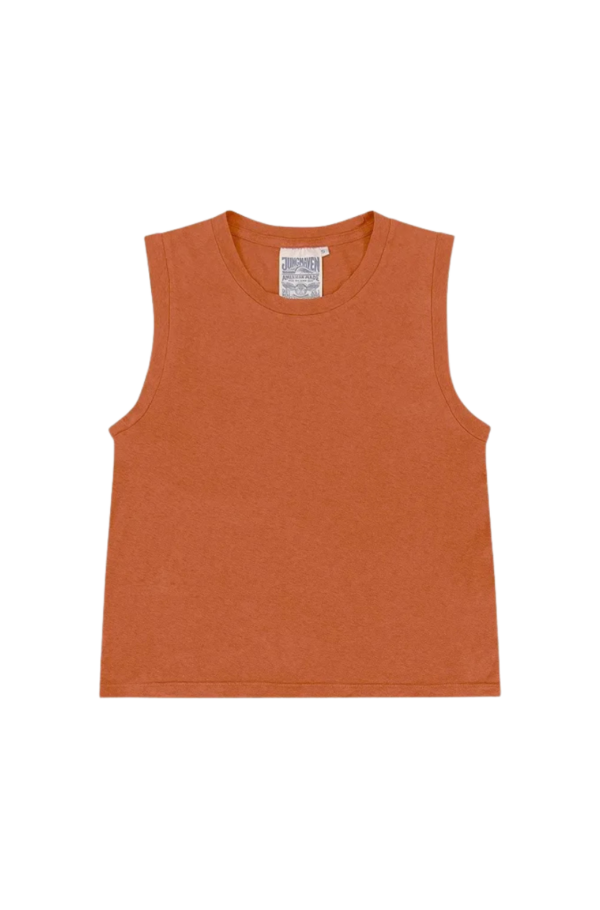 50% OFF Jungmaven Hemp Malibu Muscle Tee - Terracotta