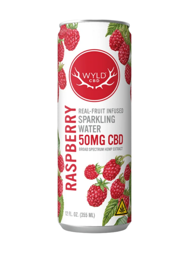 25% OFF Wyld CBD 50mg Sparkling Water RASPBERRY