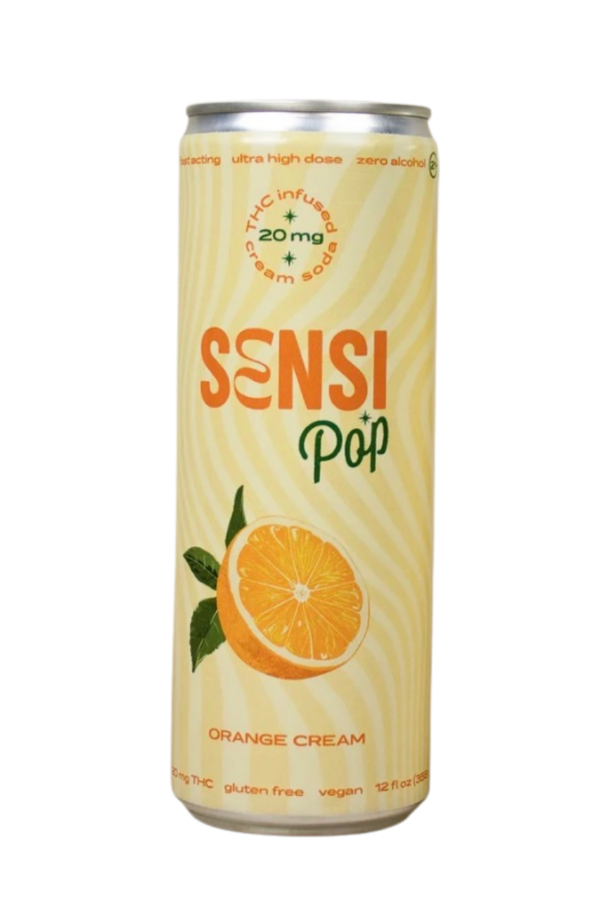 25% OFF Sensi D9 THC 50mg Orange Soda