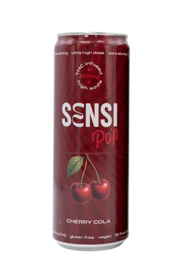 25% OFF Sensi D9 THC 50mg Cherry Cola Soda